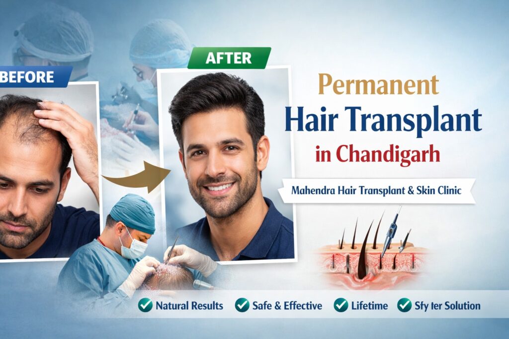 Permanent Hair Transplant In Chandigarh