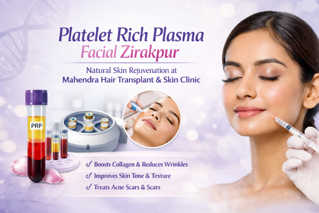 Platelet Rich Plasma facial Zirakpur