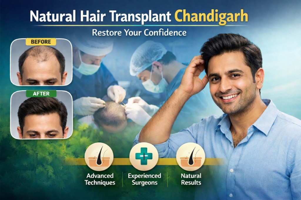Natural Hair Transplant Chandigarh