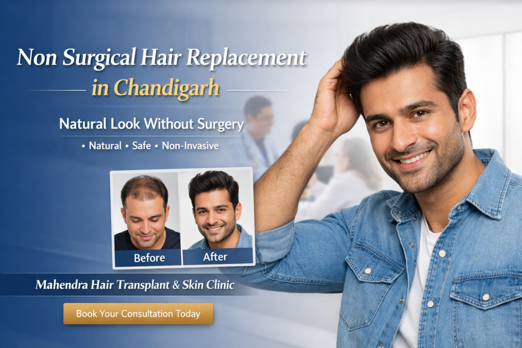 Non Surgical Hair Replacement in Chandigarh