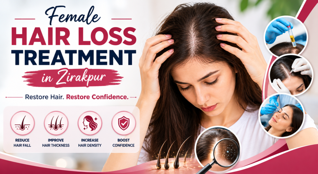 Female Hair Loss Treatment in Zirakpur