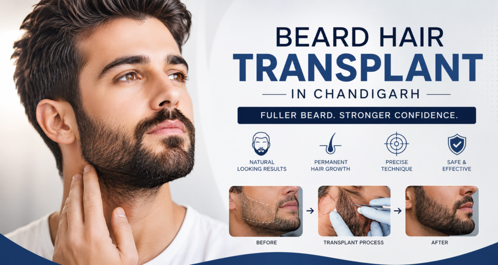 Beard Hair Transplant in Chandigarh