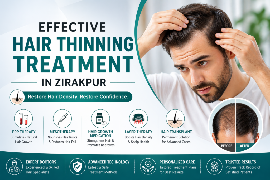 Hair Thinning Treatment in Zirakpur