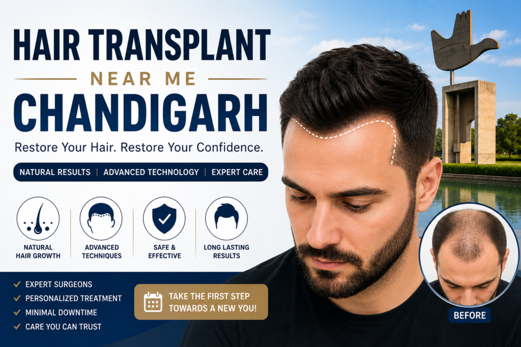 Hair Transplant Near Me Chandigarh
