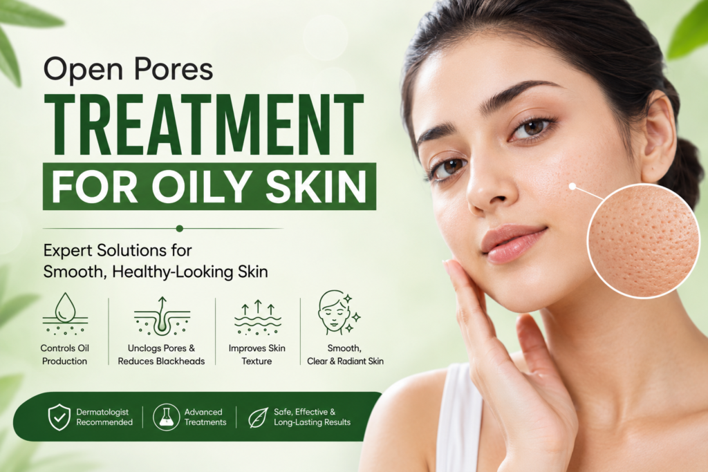 Open Pores Treatment for Oily Skin Mahendra Skin Clinic