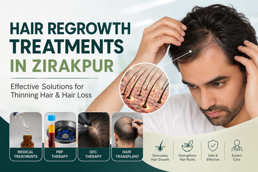 Hair Regrowth Treatments in Zirakpur