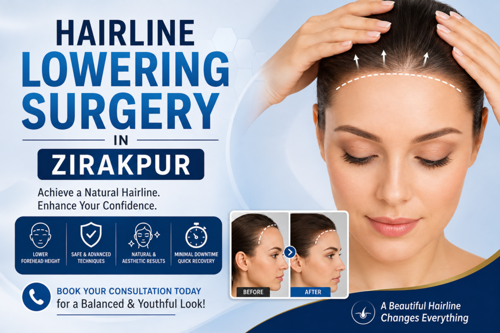 Hairline Lowering Surgery in Zirakpur